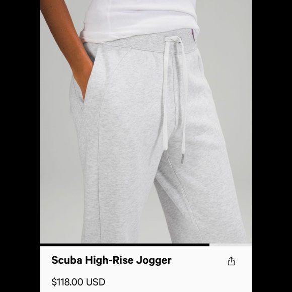 NWT lululemon scuba HR joggers size 4 - Picture 3 of 9